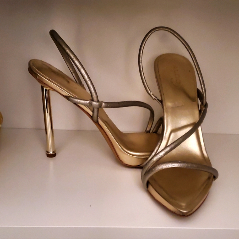 Aldo Stiletto Gold Heel